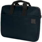 Incipio Compass Brief Carrying Case (Briefcase) for 15" to 16" Apple iPhone iPad MacBook Pro, MacBook - Navy - Flight Nylon, Plush Interior, Faux Fur Interior, Mesh - Shoulder Strap - 1.5" Height x 10.8" Width x 15.3" Depth INCO30