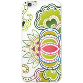 CENTON OTM iPhone 6 White Glossy Case Paisley Collection, Green - For Apple iPhone 6 Smartphone - Paisley - White, Green - Glossy IP6V1WG-PAI-02