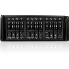 Istarusa RAIDage JAGE412HDBK-DE-P Drive Enclosure 12Gb/s SAS, SATA/600 - Mini-SAS HD Host Interface - 4U Rack-mountable - Black - Hot Swappable Bays - 12 x HDD Supported - 12 x 3.5" Bay - SECC JAGE412HDBK-DE-P