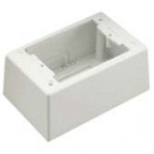 Panduit Pan-Way 1 Gang Deep Surace Mounting Box - 1-gang - Off White - RoHS, TAA Compliance JBP1DIW