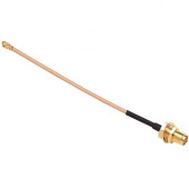 Digi Cable - U.FL Female to RPSMA Female 4" - 4" RP-SMA/U.FL Antenna Cable for Antenna - First End: 1 x U.FL Female Antenna - Second End: 1 x RP-SMA Female Antenna - 1 Pack JF1R6-CR3-4I