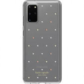 Incipio Technologies Kate Spade Protective Hardshell Case For Samsung Galaxy S20+ & Samsung Galaxy S20+ 5G - For Samsung Galaxy S20+, Galaxy S20+ 5G Smartphone - Premium Signature Kate Spade New York Graphic Prints and Colors - Pin Dot Gem - Shock Res