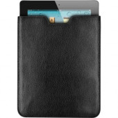 Premiertek LC-IPAD2-BK Carrying Case (Sleeve) Apple iPad Tablet - Leather, MicroFiber Interior - 10" Height x 8.3" Width x 0.1" Depth LC-IPAD2-BK