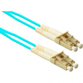 ENET Fiber Optic Duplex Network Cable - Fiber Optic for Network Device - 1.25 GB/s - 45.93 ft - 2 x LC Male Network - 2 x LC Male Network - 50/125 &micro;m - Aqua LC2-10G-14M-ENC