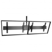 Milestone Av Technologies Chief Fusion LCM2x1U - Mounting kit - for 2 LCD displays - black - screen size: 40"-55" - ceiling mountable LCM2X1U