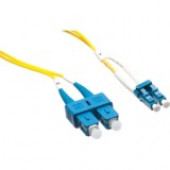 Accortec Fiber Optic Duplex Network Cable - 131.23 ft Fiber Optic Network Cable for Network Device - First End: 2 x LC Male Network - Second End: 2 x SC Male Network - 9/125 &micro;m - Yellow LCSCSD9Y-40M