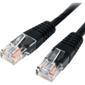 Startech.Com 6 ft Black Molded Cat5e UTP Patch Cable - Category 5e - 6 ft - 1 x RJ-45 Male - 1 x RJ-45 Male - Black - RoHS Compliance M45PATCH6BK