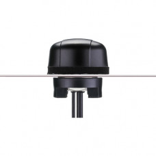 Taoglas Hercules MA106 2in1 GPS/GLONASS/GALILEO & 3G/2G Permanent Mount Antenna - Range - UHF - 1.57 GHz, 824 MHz to 1.61 GHz, 960 MHz - 31 dB - GLONASS, Cellular Network, Outdoor, GPS, Vehicle - Black - Screw Mount - SMA Connector MA106.C.LB.001