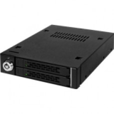 Icy Dock MB992SK-B Drive Bay Adapter Internal - Matte Black - 2 x 2.5" Bay - RoHS Compliance MB992SK-B