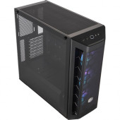 Cooler Master MasterBox MB511 ARGB Computer Case - Mid-tower - Black - Steel, Plastic, Tempered Glass - 8 x Bay - 3 x 4.72" x Fan(s) Installed - 0 - ATX, Micro ATX, Mini ITX, SSI CEB, EATX Motherboard Supported - 14.53 lb - 7 x Fan(s) Supported - 0 x