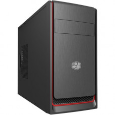 Cooler Master MasterBox E300L Computer Case - Mini-tower - Red - Steel, Plastic - 6 x Bay - 1 x 4.72" x Fan(s) Installed - Micro ATX, Mini ITX Motherboard Supported - 2 x Fan(s) Supported - 1 x External 5.25" Bay - 2 x Internal 3.5" Bay - 3