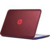 iPearl mCover Notebook Case - For Notebook - Red - Shatter Proof - Polycarbonate MCOVERHPS11RED