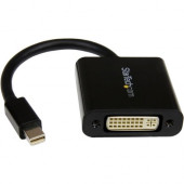 Startech.Com Mini DisplayPort&reg; to DVI Video Adapter Converter - Black Mini DP to DVI - 1920x1200 - 5.10" DisplayPort/DVI Video Cable for Video Device, Monitor, Projector, Notebook - First End: 1 x Mini DisplayPort Male Digital Audio/Video - S