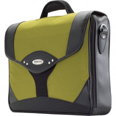 Mobile Edge Select Briefcase - Top-loading - Shoulder Strap, Handle - Leather - Yellow, Black MEBCS4