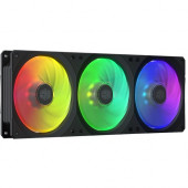 Cooler Master MasterFan SF360R ARGB - 4.72 - 321.7 gal/min - 321.7 gal/min - 321.7 gal/min - 30 dB(A) Noise - Rifle Bearing - 4-Pin (PWM), 3-Pin ARGB - ARGB LED - Rubber - 18.3 Year Life MFX-B2D3-18NPA-R1