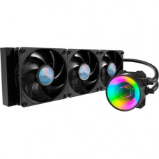 Cooler Master MasterLiquid ML360 Mirror (Amazon Only) - 4.72" Maximum Fan Diameter - 463.8 gal/min Maximum Airflow - 27 dB(A) Noise - Liquid Cooler Cooler - 3-Pin, 4-Pin PWM - Socket FM1, Socket FM2, Socket FM2+, Socket AM2+ PGA-940, Socket AM2 PGA-9