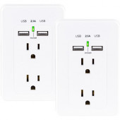 CyberPower MP18HO007 Power Plug - NEMA 5-15P Male - 125 V AC - White MP18HO007