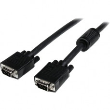 Startech.Com Coax High-Resolution VGA Monitor extension Cable - SVGA - HD-15 (M) - HD-15 (M) - 100 ft - HD-15 Male VGA - HD-15 Male VGA - 100ft - Black - RoHS Compliance MXT101MMH100