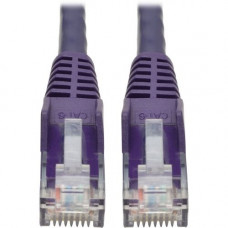 Tripp Lite 20ft Cat6 Gigabit Snagless Molded Patch Cable RJ45 M/M Purple 20&#39;&#39; - 20ft - 1 x RJ-45 Male - 1 x RJ-45 Male - Purple N201-020