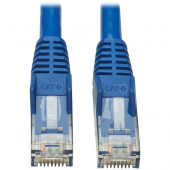 Tripp Lite Cat6 Snagless UTP Network Patch Cable (RJ45 M/M), Blue, 3 ft. - 3 ft Category 6 Network Cable for Printer, Router, Server, Modem, Hub, Switch, PoE-enabled Device, Surveillance Camera, VoIP Device, Patch Panel, Workstation, ... - First End: 1 x 