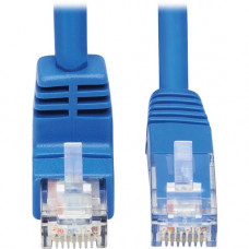 Tripp Lite N204-015-BL-DN Down-Angle Cat6 Ethernet Cable - 15 ft., M/M, Blue - 15 ft Category 6 Network Cable for Network Device, Patch Panel, Switch, Printer, Computer, Photocopier, Router, Modem, Server, VoIP Device, Rack Cabinet, ... - First End: 1 x R