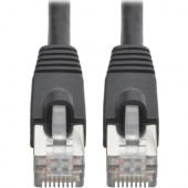 Tripp Lite Cat6a Snagless Shielded STP Patch Cable 10G, PoE, Black M/M 5ft - Category 6a for Network Device, Switch, Modem, Router, Hub, Patch Panel, VoIP Device, Camera - 1.25 GB/s - Patch Cable - 5 ft - 1 x RJ-45 Male Network - 1 x RJ-45 Male Network - 