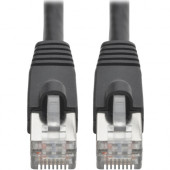 Tripp Lite Cat6a Snagless Shielded STP Patch Cable 10G, PoE, Black M/M 14ft - Category 6a for Network Device, Switch, Modem, Router, Hub, Patch Panel, VoIP Device, Camera - 1.25 GB/s - Patch Cable - 14 ft - 1 x RJ-45 Male Network - 1 x RJ-45 Male Network 