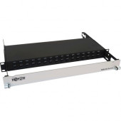 Tripp Lite N48LSS-32X32 Spine-Leaf MPO Panel, 32 x 32 Ports, 1U - 64 Port(s) - 1U High - Black - 19" Wide - Rack-mountable N48LSS-32X32