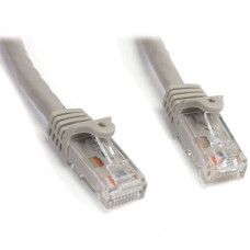 Startech.Com 7ft CAT6 Ethernet Cable - Gray Snagless Gigabit CAT 6 Wire - 100W PoE RJ45 UTP 650MHz Category 6 Network Patch Cord UL/TIA - 7ft Gray CAT6 Ethernet cable delivers Multi Gigabit 1/2.5/5Gbps & 10Gbps up to 160ft - 650MHz - Fluke tested to A