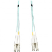 Tripp Lite 10Gb Duplex Multimode 50/125 OM3 LSZH Fiber Cable - LC/LC Aqua 12M N820-12M