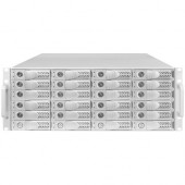 HighPoint NA381TB3 Drive Enclosure - Thunderbolt 3 Host Interface - 4U Rack-mountable - 24 x HDD Supported - 24 x SSD Supported - 24 x 2.5"/3.5" Bay - Steel NA381TB3