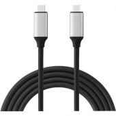 Minix NEO C-MUC Multi-Purpose USB-C to USB-C Cable (120cm) - 3.94 ft USB-C Multipurpose Cable for Wall Charger - First End: 1 x Type C Male USB - Second End: 1 x Type C Male USB - 10 Gbit/s - Supports up to 3840 x 2160 - Space Gray NEO C-MUC