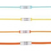 Panduit NWSLC2-3Y Cable Identification Sleeve - Cable Sleeve - Orange - 100 Pack - Polyvinyl Chloride (PVC) - TAA Compliance NWSLC2-3Y