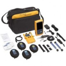 Fluke Networks OptiFiber Pro Quad OTDR Kit with 1 Year Of Gold Support - Fiber Optic Cable Testing - USB - Optical Fiber - Wireless LAN - 7.2V - Lithium Ion (Li-Ion) OFP2-100-Q/GLD