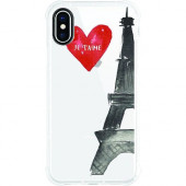 CENTON OTM Phone Case, Tough Edge, Eifel Tower - For Apple iPhone X Smartphone - Eifel Tower - Clear OP-SP-A-64