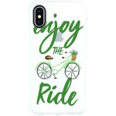 CENTON OTM Phone Case, Tough Edge, Enjoy the Ride - For Apple iPhone X Smartphone - Enjoy the Ride - Clear OP-SP-A-72