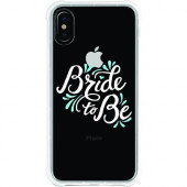 CENTON OTM Phone Case, Tough Edge, Bride to Be - For Apple iPhone X Smartphone - Bride to Be - Blue/White OP-SP-A02-14