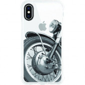 CENTON OTM Phone Case, Tough Edge, Motorcycle - For Apple iPhone X Smartphone - Motorcycle - Clear OP-SP-RGD-03