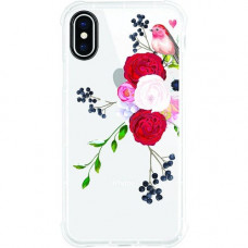 CENTON OTM Phone Case, Tough Edge, Winter Bird - For Apple iPhone X Smartphone - Winter Bird - Clear OP-SP-Z042B