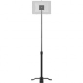 CTA Digital VESA-Compatible, Height-Adjustable Floor Stand - Up to 11" Screen Support - 55" Height - Steel, Metal PAD-AFSVP