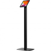 CTA Digital Thin Profile Tablet PC Stand - Up to 11" Screen Support - 45" Height x 16" Width x 12" Depth - Floor Stand - Powder Coated - Steel - Black PAD-CHKBM10