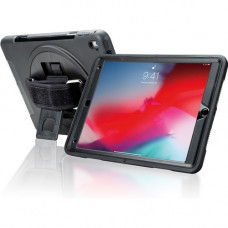 CTA Digital Carrying Case for 9.7" Apple iPad Pro Tablet - Black - Impact Resistance, Drop Resistant - Silicone - Hand Strap, Hand Grip - 9.8" Height x 7.1" Width x 0.6" Depth PAD-PCGK9