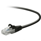 Belkin Cat.5e UTP Patch Cable - 7 ft Category 5e Network Cable for Network Device - First End: 1 x RJ-45 Male Network - Second End: 1 x RJ-45 Male Network - Patch Cable - Black PCF5-07BKS-SN