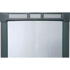 Middle Atlantic Products Curved Door Plexi - Plexiglas - Black - 38U Rack Height - 69.5" Height - 21.9" Width PFD-38A