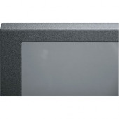 Middle Atlantic Products Plexi Door - Plexiglas, Steel - Black - 45U Rack Height PFD-45