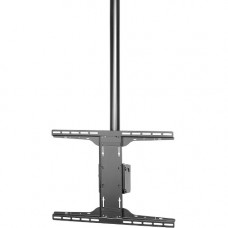 Peerless PLCM-UNL Solid-Point Flat Panel Straight Column Ceiling Mount - 225lb - TAA Compliance PLCM-UNL