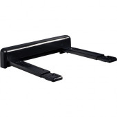 Peerless -AV PS200 Wall Mount for A/V Equipment - Black - 100 lb Load Capacity - TAA Compliance PS200