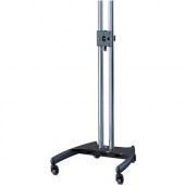 Premier Mounts PSD-BW Mobile Nesting Cart - Up to 160lb Plasma Display - Black, Chrome PSD-BW