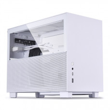 Lian Li Lian-Li Case Q58W4 Q58 Mini tower Mini-ITX 3mm TG 2x2.5 Aluminum White Retail Q58W4