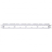 Panduit QuickNet Patch Panel - 24 Port(s) - 1U High - White - Rack-mountable QPP24WH